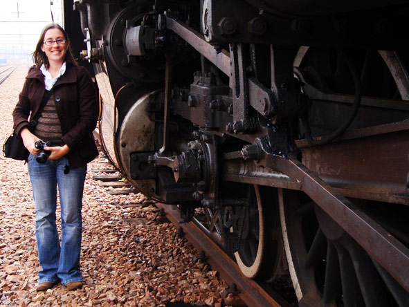 Bonita Cronje - ready for a luxury Rovos Rail trip
